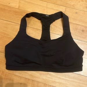 Lululemon black sports bra, size 8